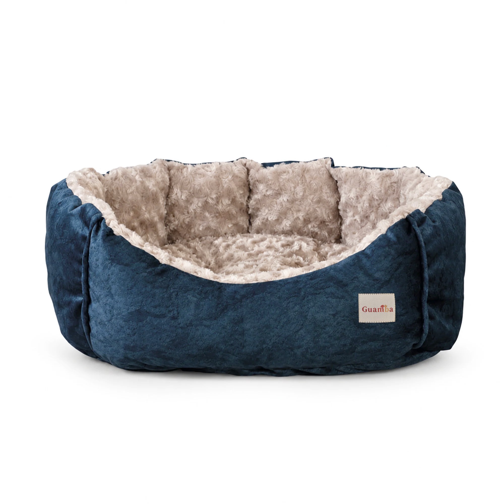Cama París para perro suave, acolchada y lavable