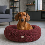 Camas antiestrés tipo Donut para perro