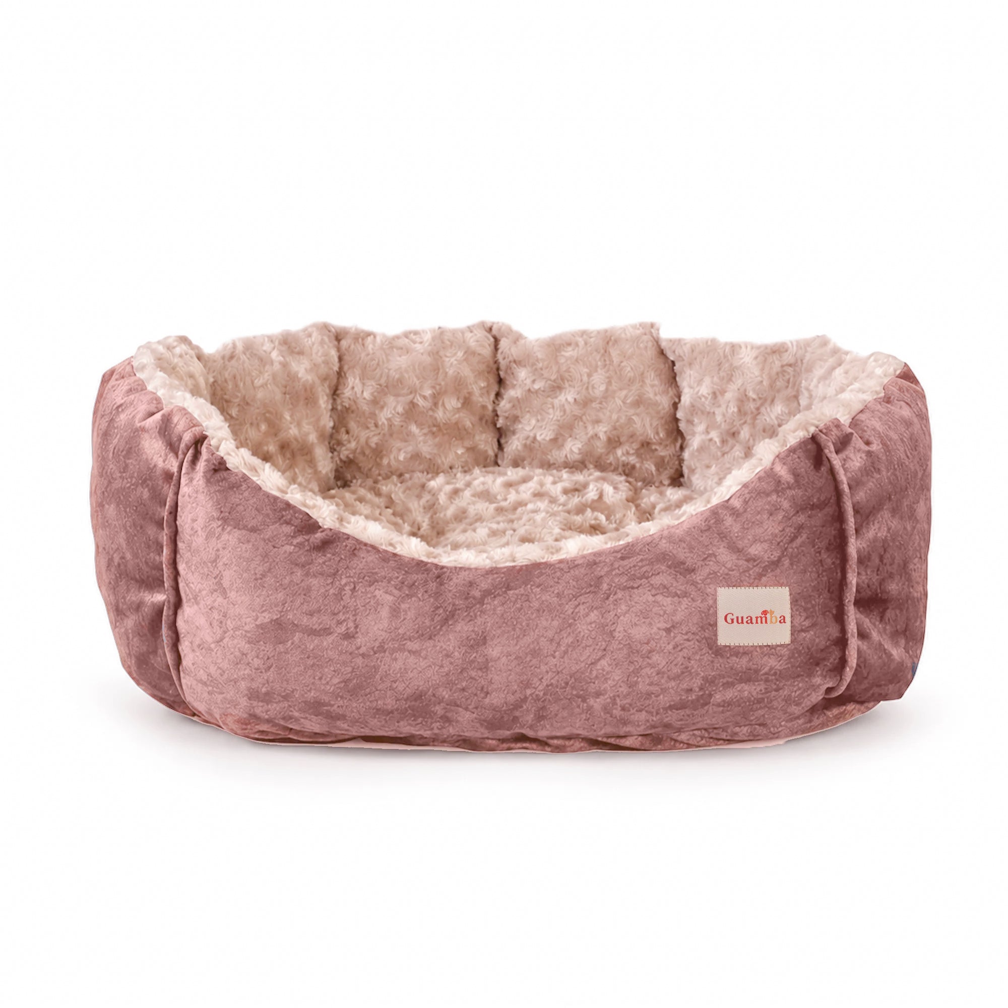 Cama París para perro suave, acolchada y lavable
