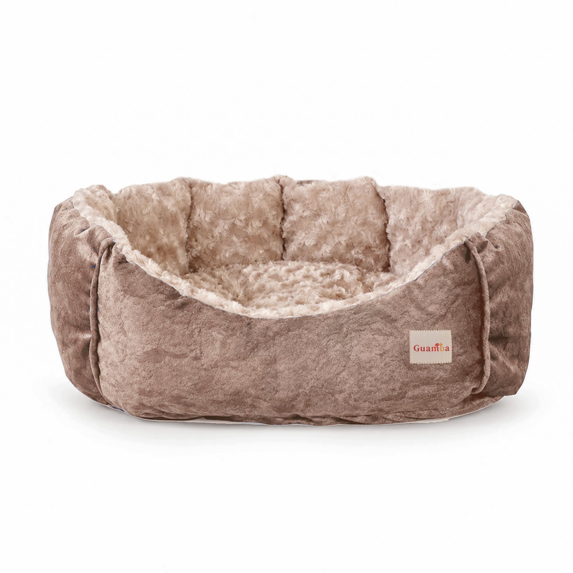 Cama París para perro suave, acolchada y lavable