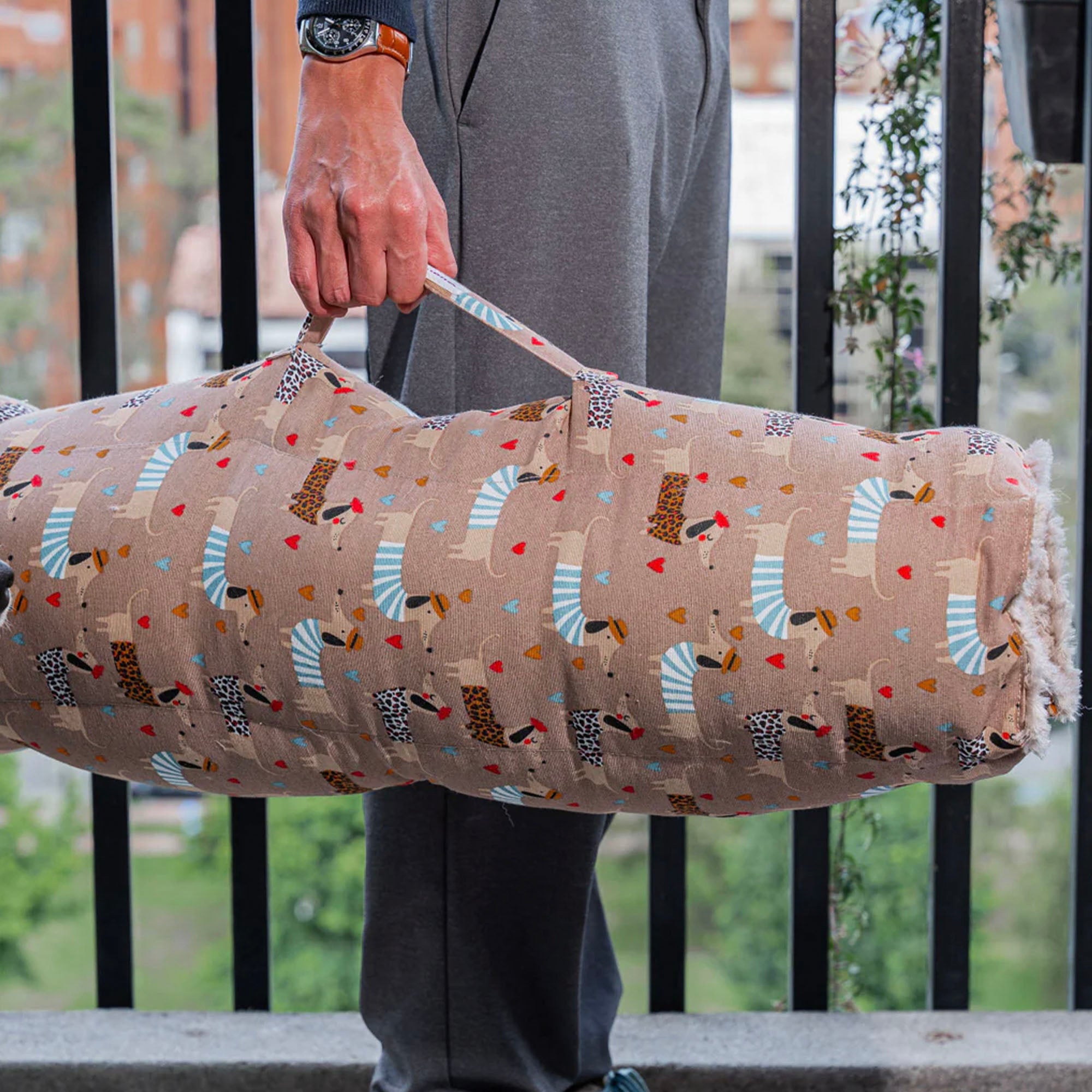 Camas portables travel roll para mascotas