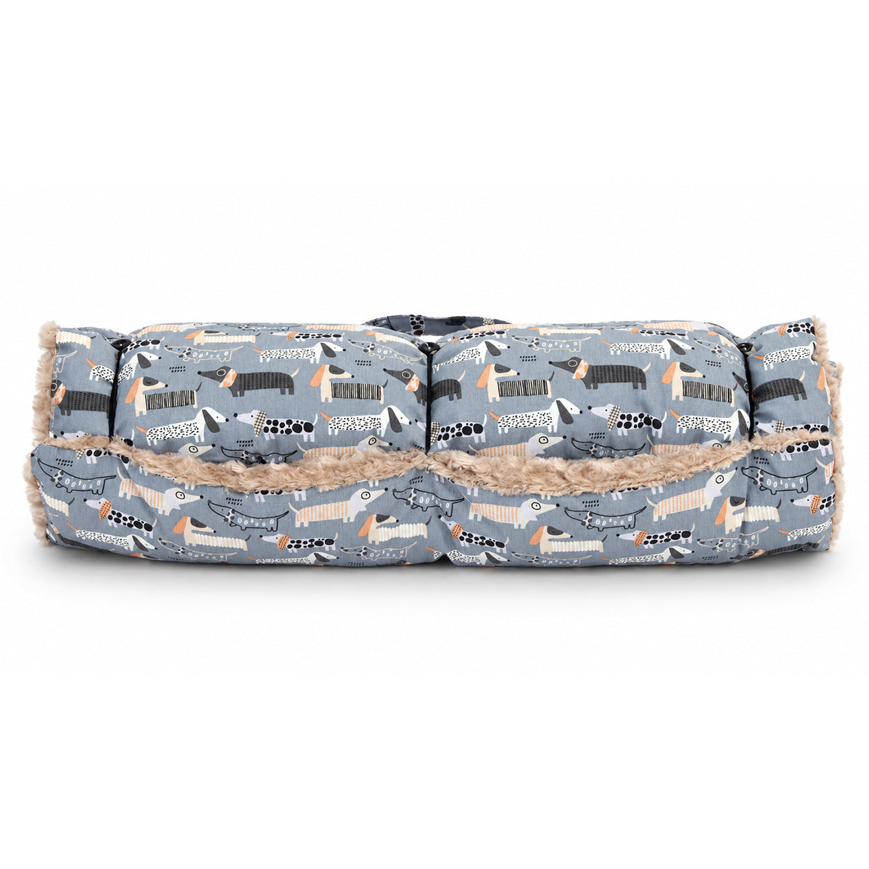 Cama portátil Travel Roll remolino para perros y gatos